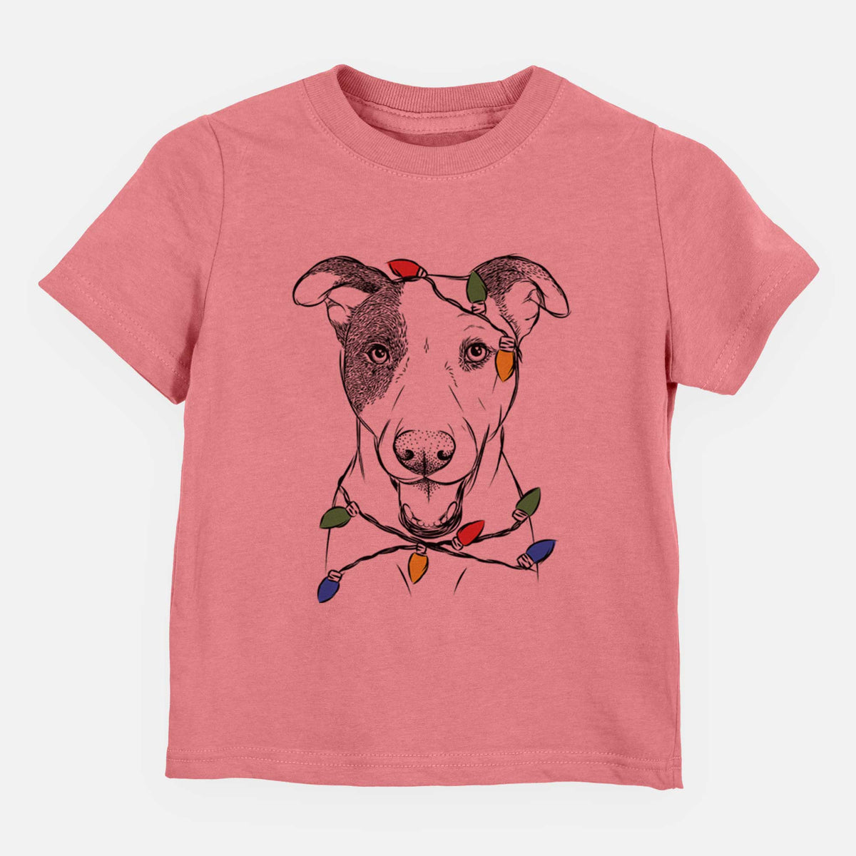Christmas Lights Bucky the Mixed Breed - Kids/Youth/Toddler Shirt
