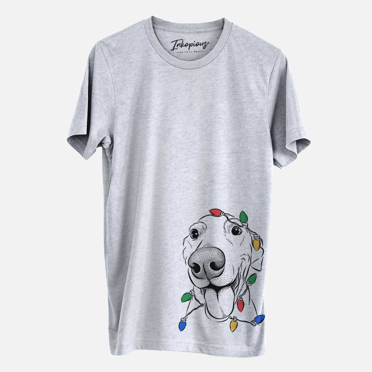 Christmas Lights Buddy the Buddy the Sato / American Village Dog - Unisex Crewneck