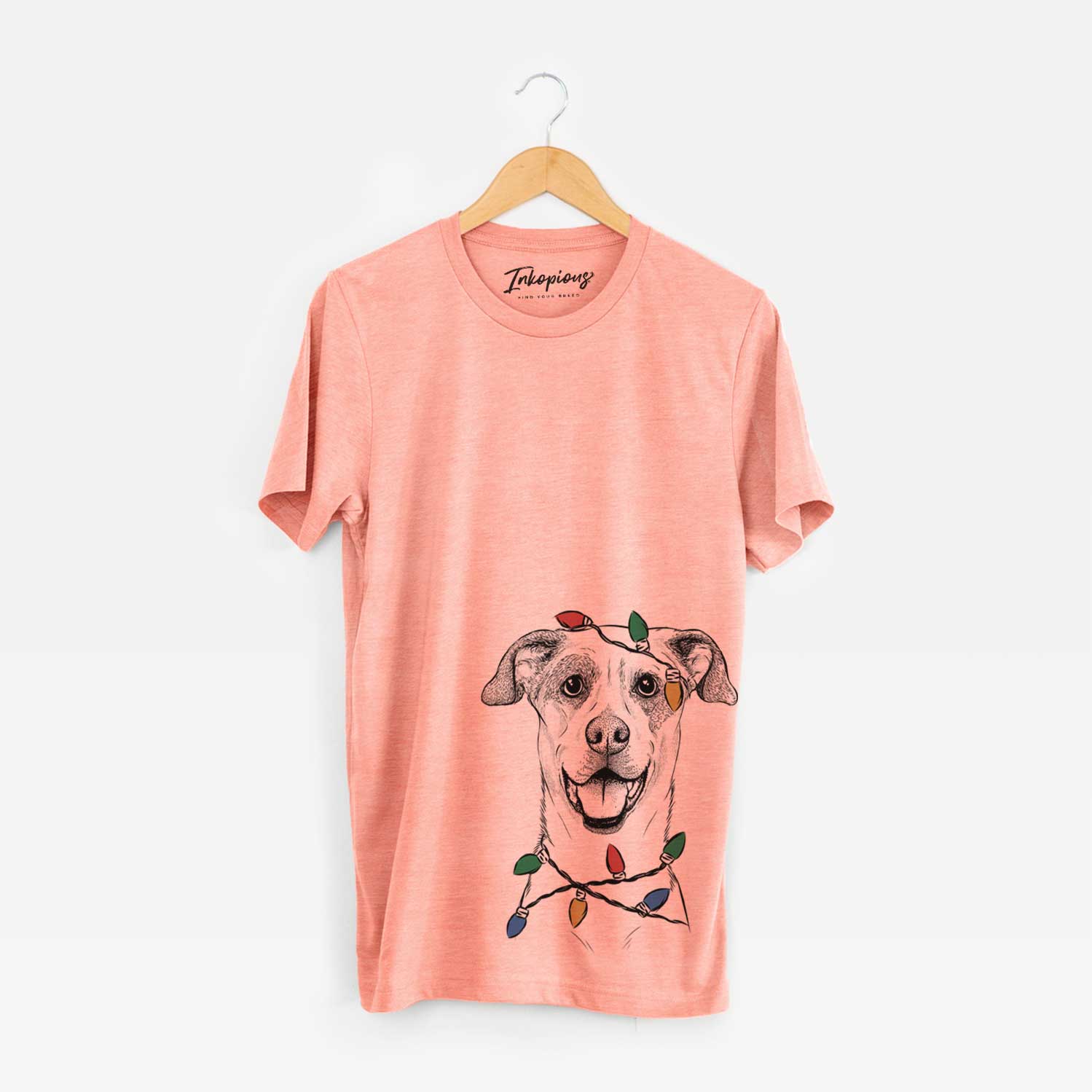 Christmas Lights Buffy the Mixed Breed - Unisex Crewneck