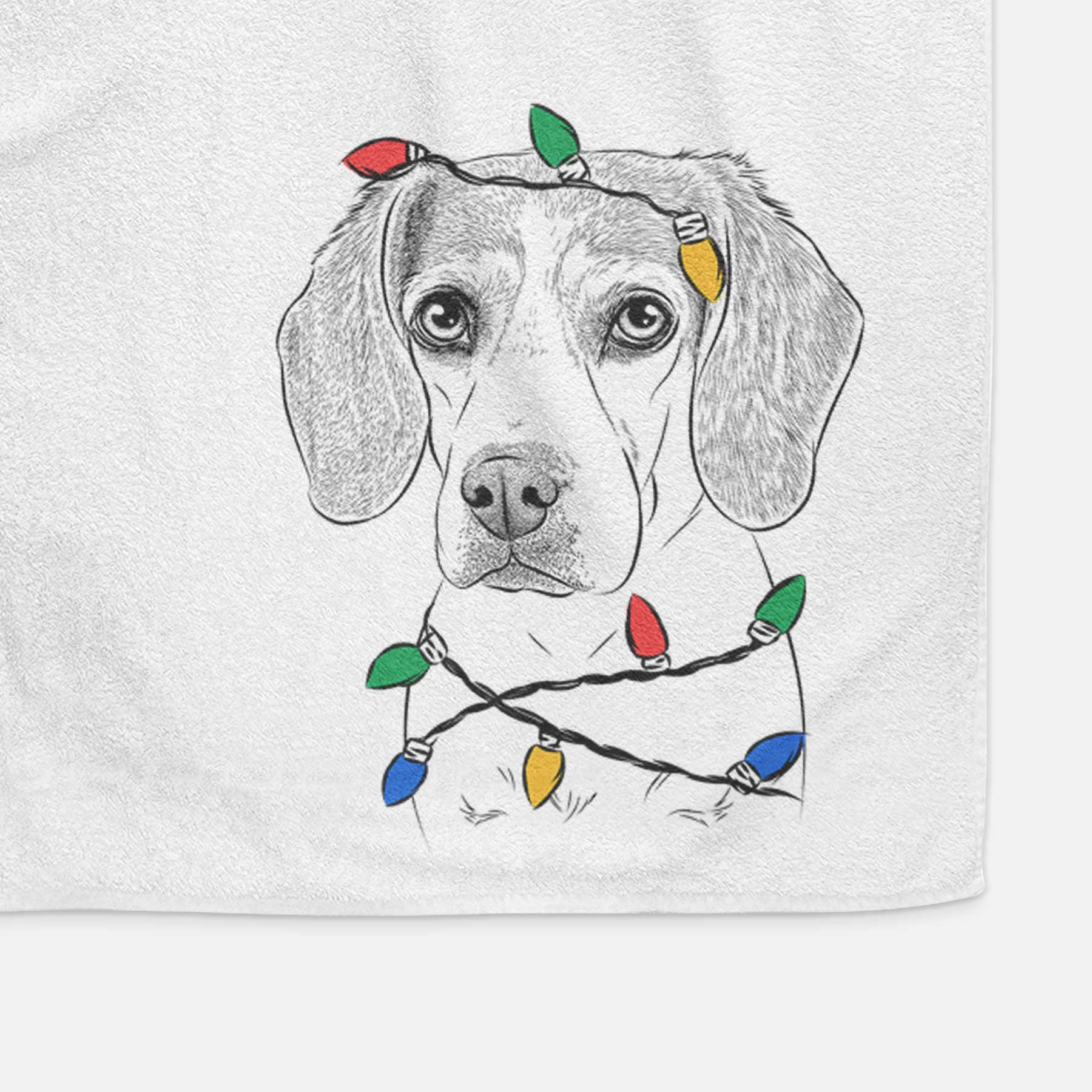 Bumbee the Beagle Decorative Hand Towel