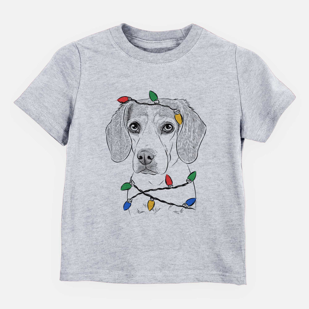 Christmas Lights Bumbee the Beagle - Kids/Youth/Toddler Shirt