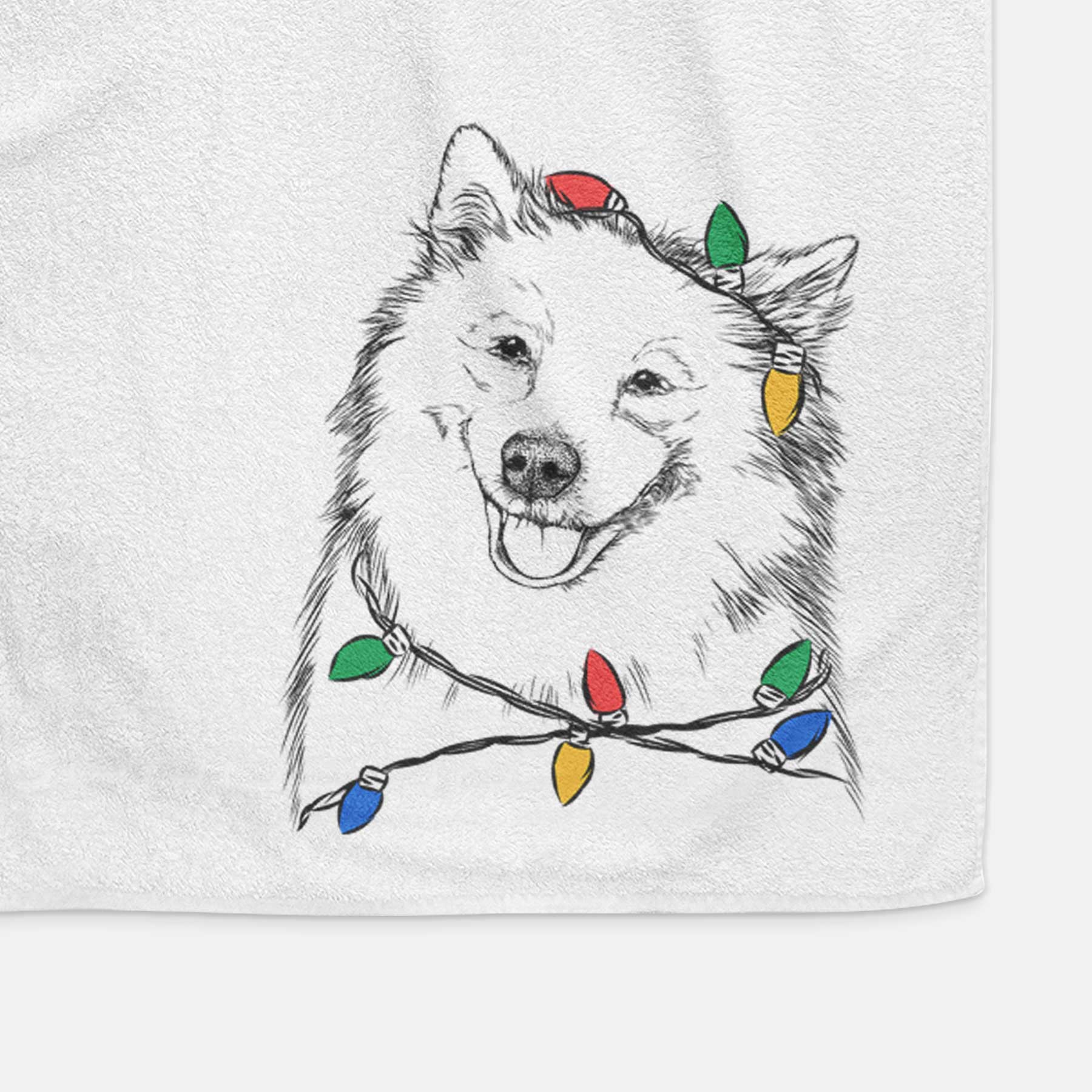 Caico the Samoyed Decorative Hand Towel