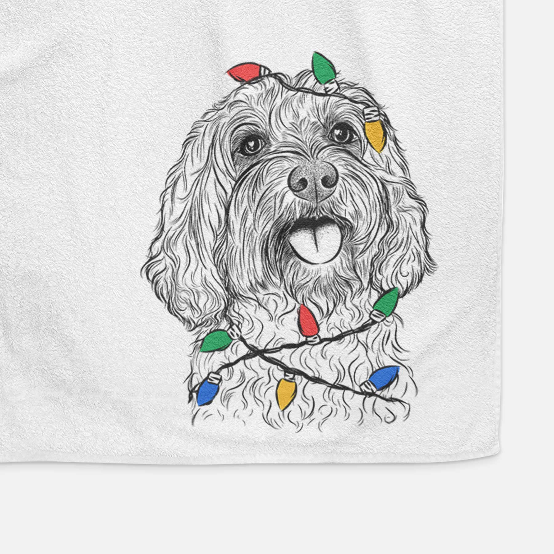 Cali the Cavapoo Decorative Hand Towel