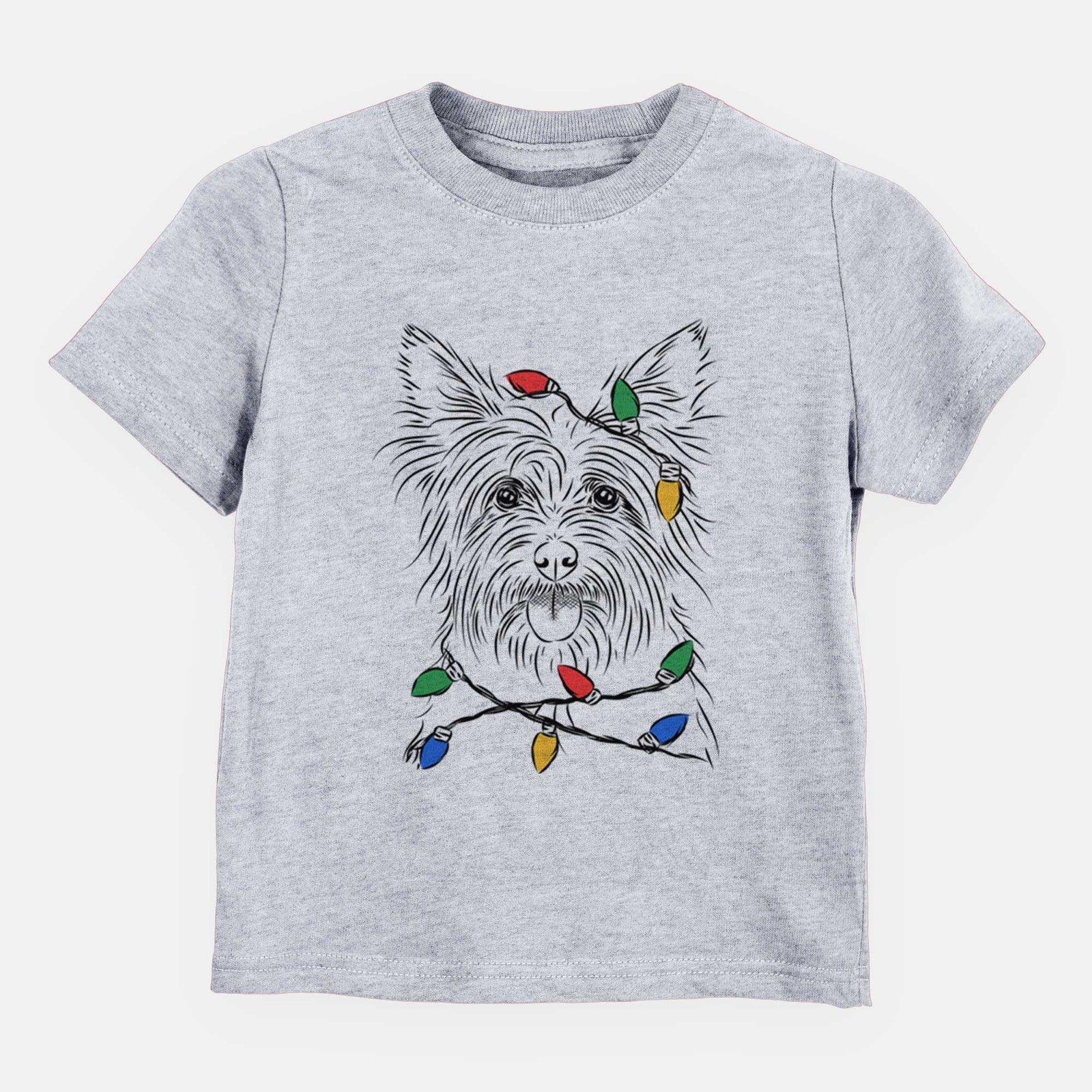 Christmas Lights Calum the Cairn Terrier - Kids/Youth/Toddler Shirt