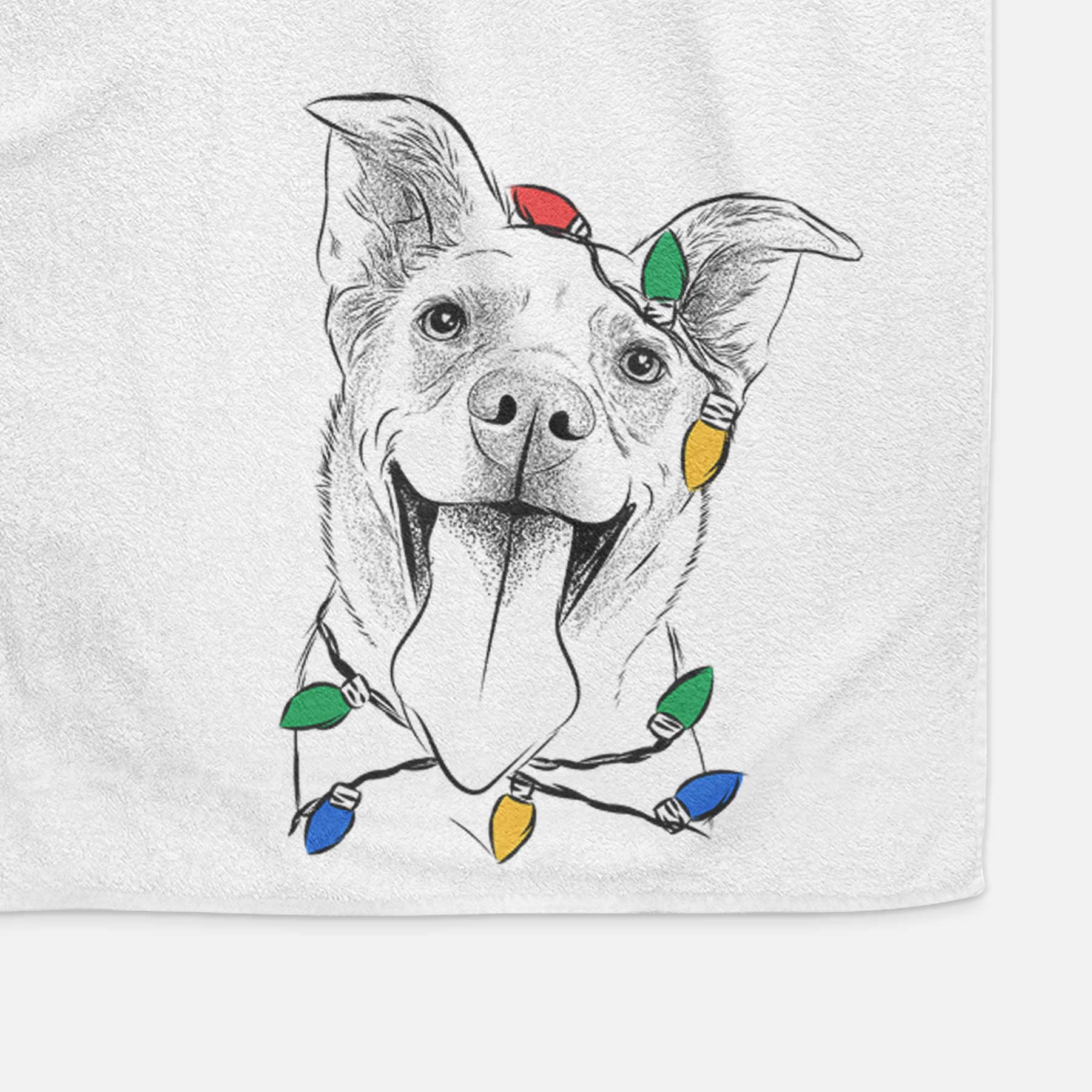 Candy the Mixed Breed Decorative Hand Towel