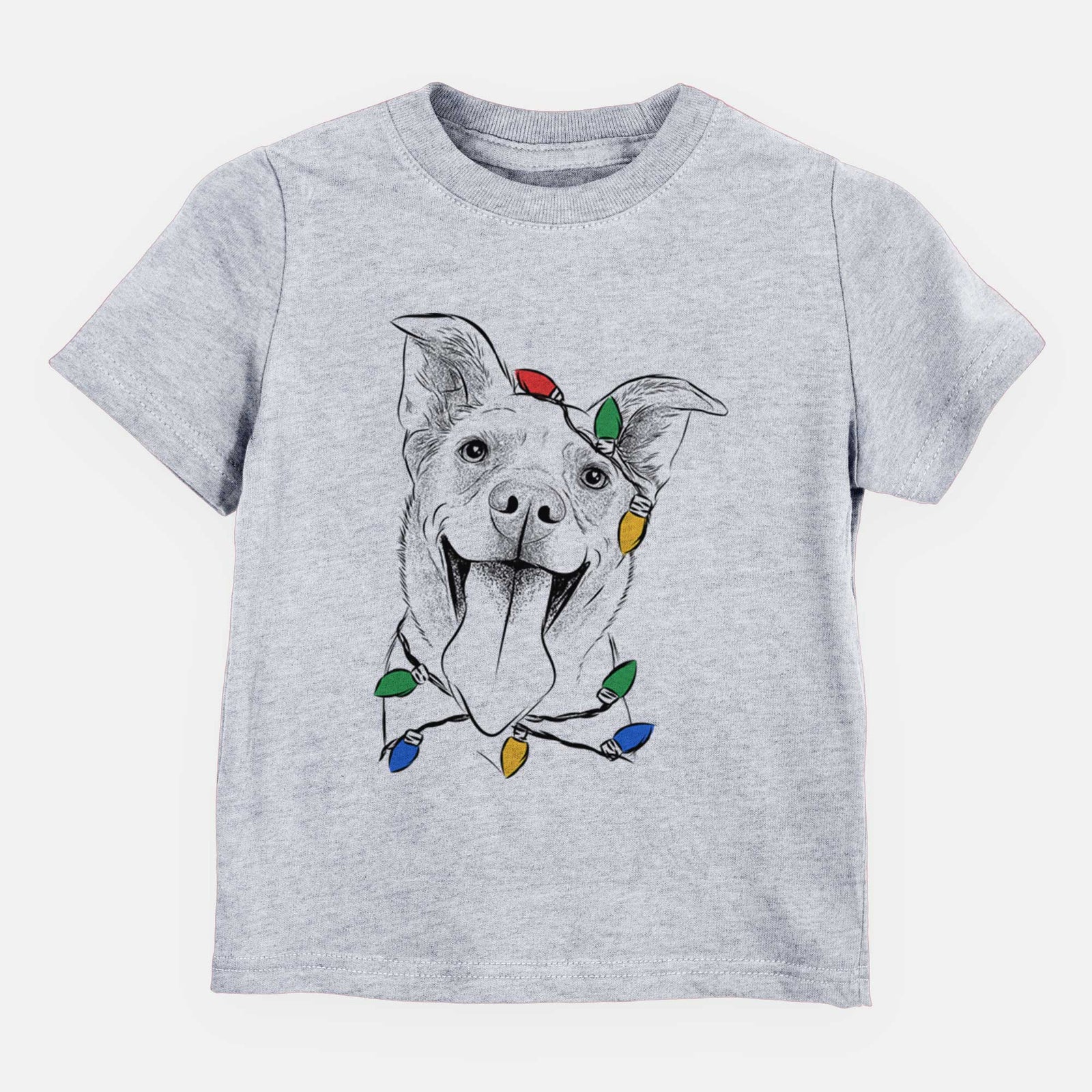 Christmas Lights Candy the Mixed Breed - Kids/Youth/Toddler Shirt