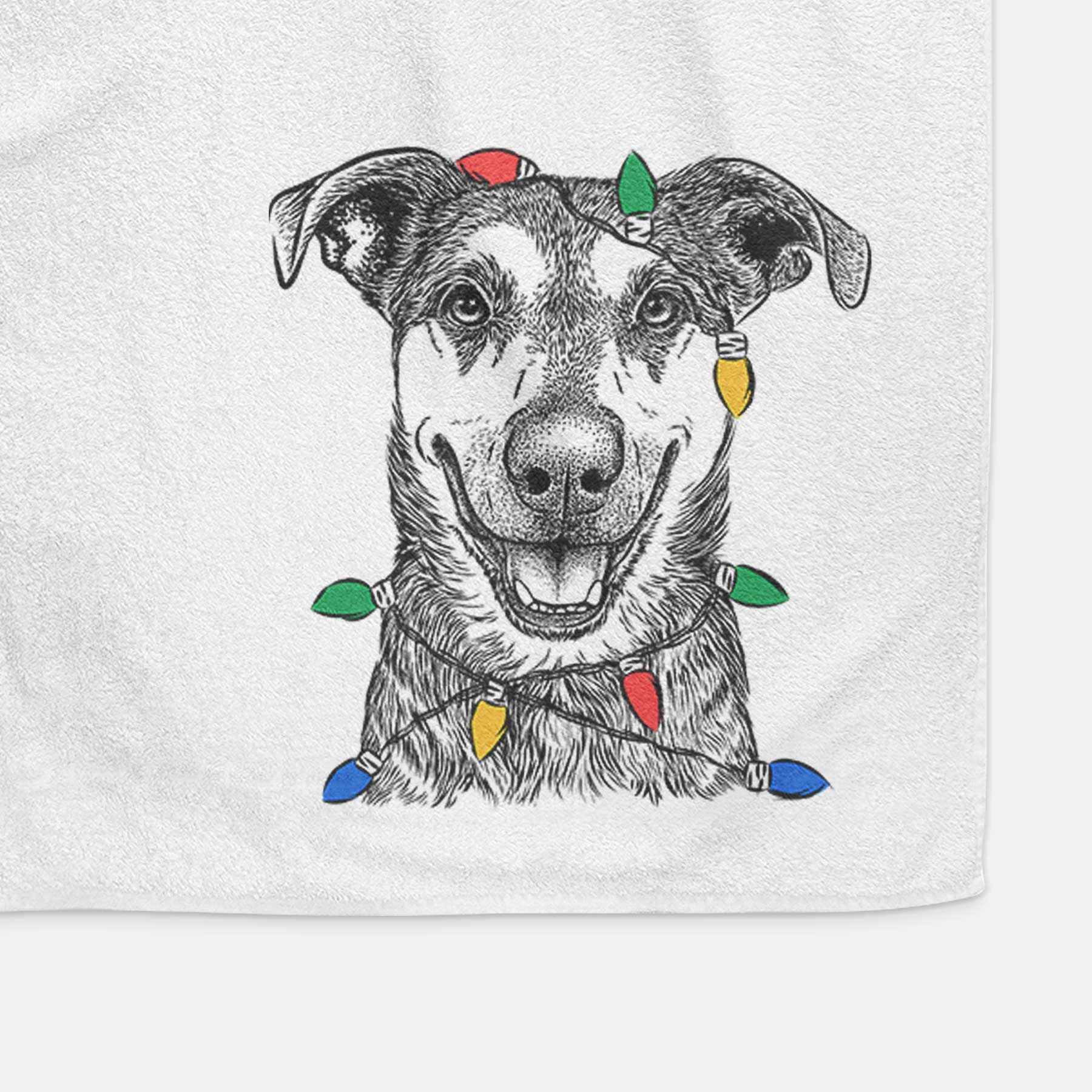 Case the Mixed Breed Decorative Hand Towel