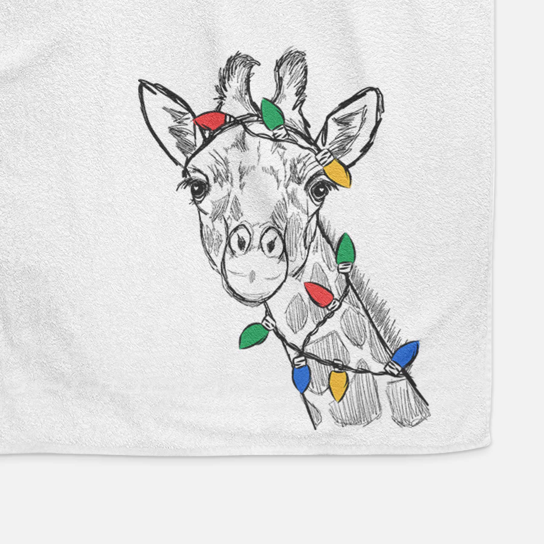 Cedrick the Giraffe Decorative Hand Towel