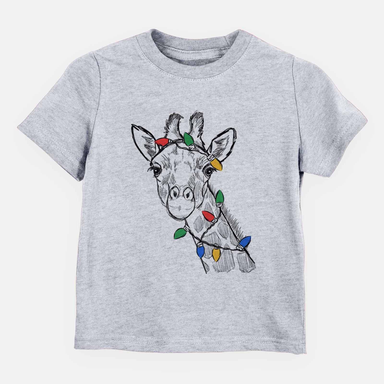 Christmas Lights Cedrick the Giraffe - Kids/Youth/Toddler Shirt