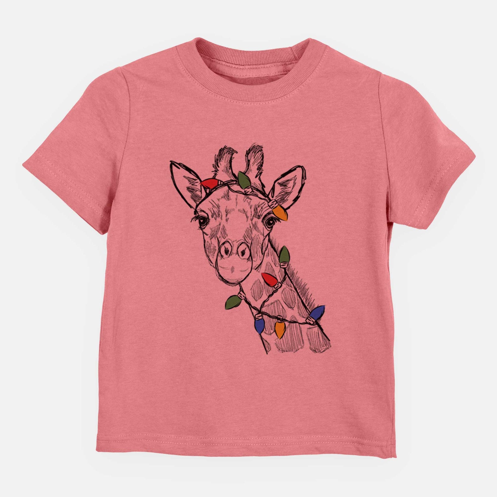 Christmas Lights Cedrick the Giraffe - Kids/Youth/Toddler Shirt