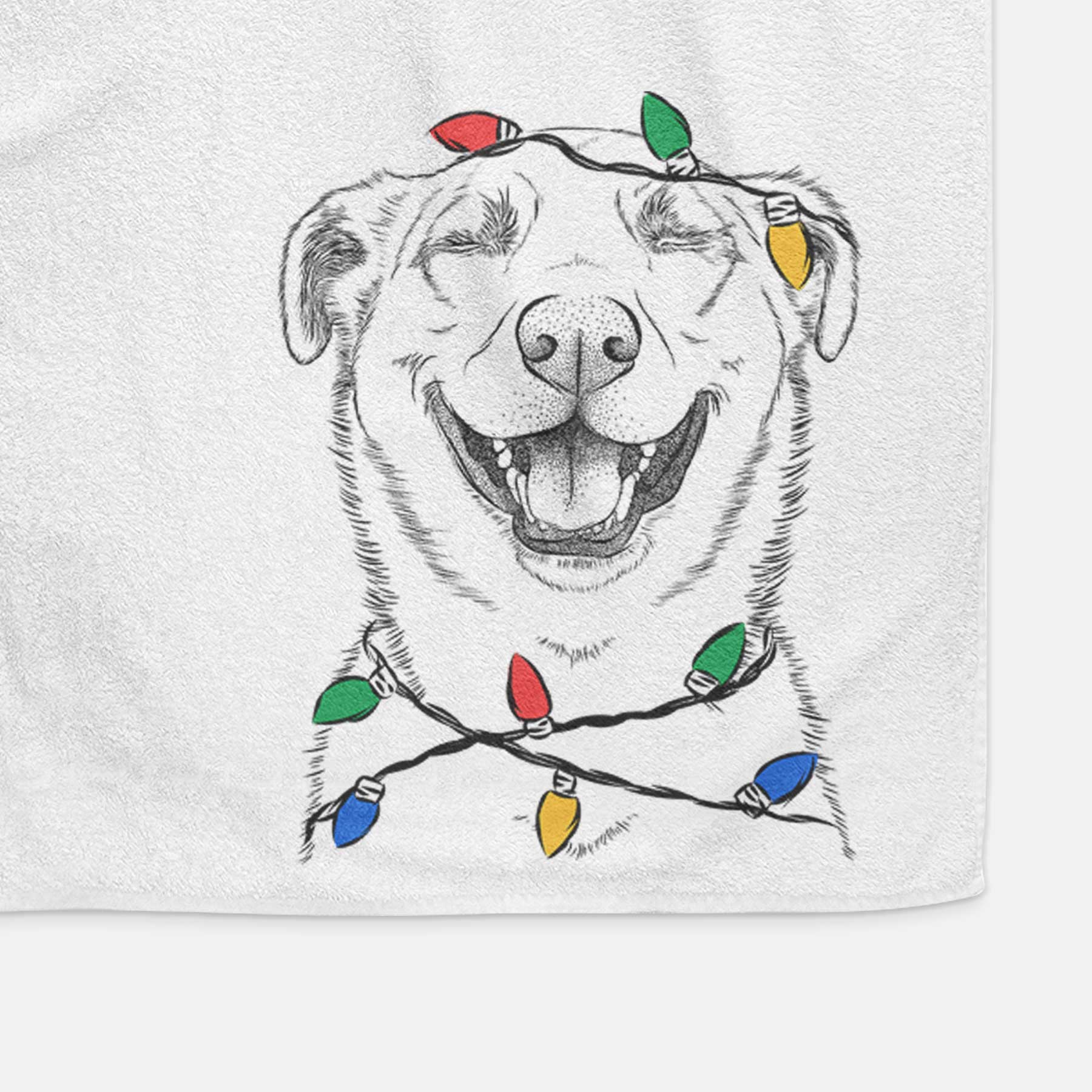 Chancellor the Mixed Breed Decorative Hand Towel