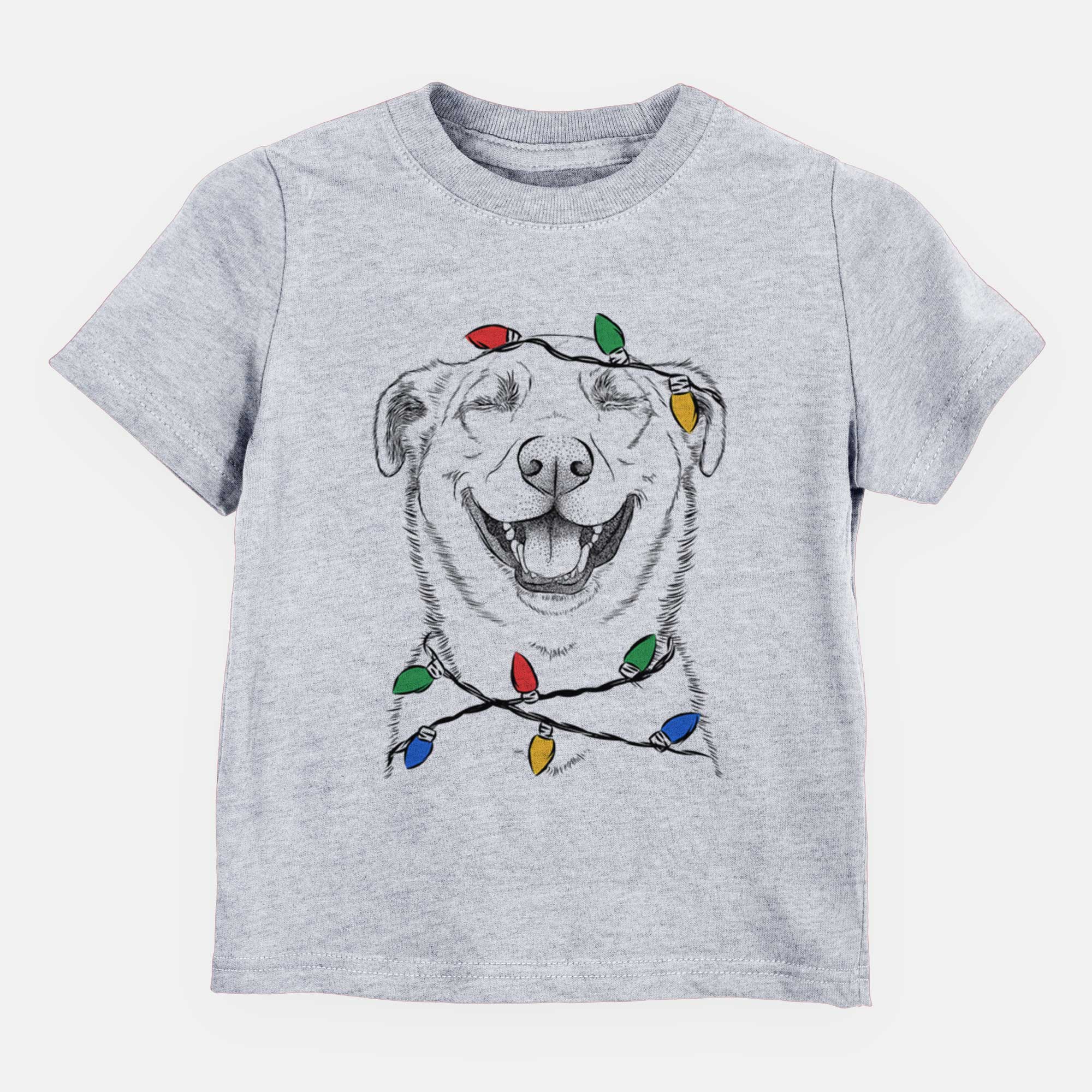 Christmas Lights Chancellor the Mixed Breed - Kids/Youth/Toddler Shirt