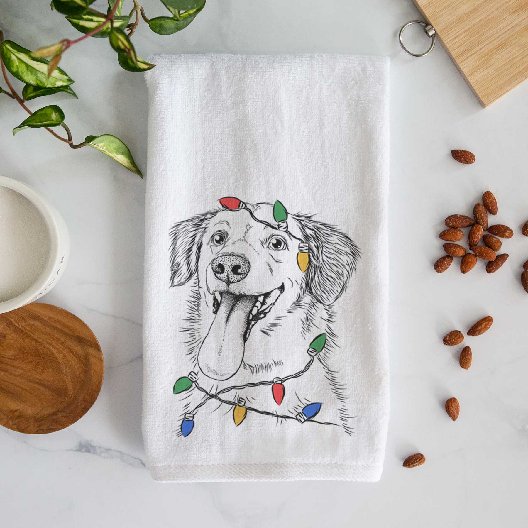 Charles Xavier the Mixed Breed Decorative Hand Towel