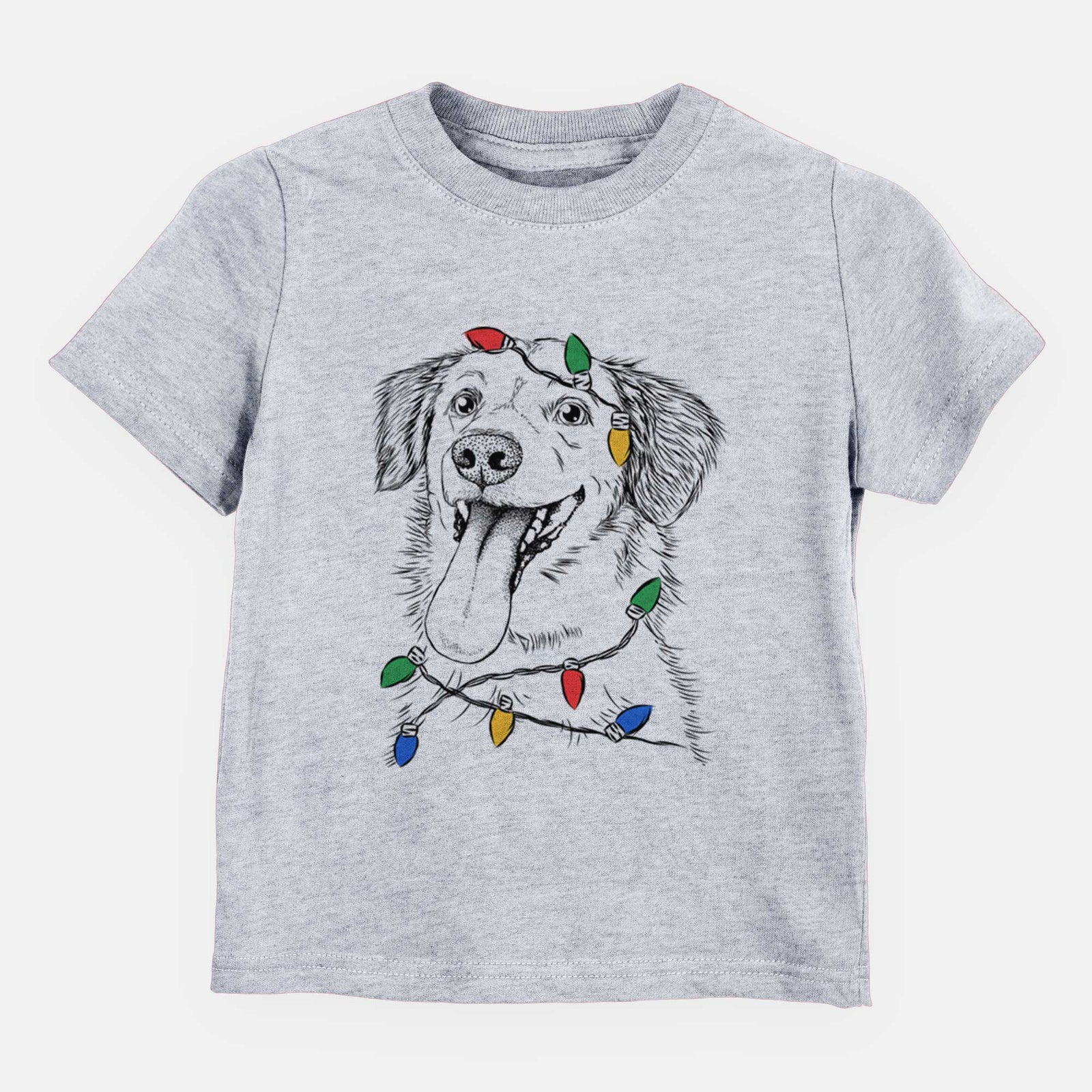 Christmas Lights Charles Xavier the Mixed Breed - Kids/Youth/Toddler Shirt