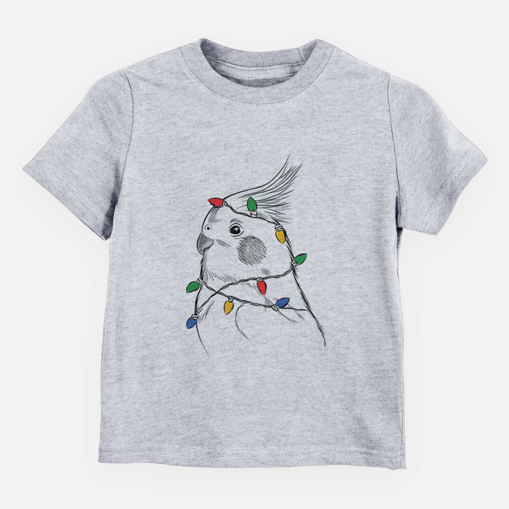 Christmas Lights Charlie the Cockatiel - Kids/Youth/Toddler Shirt