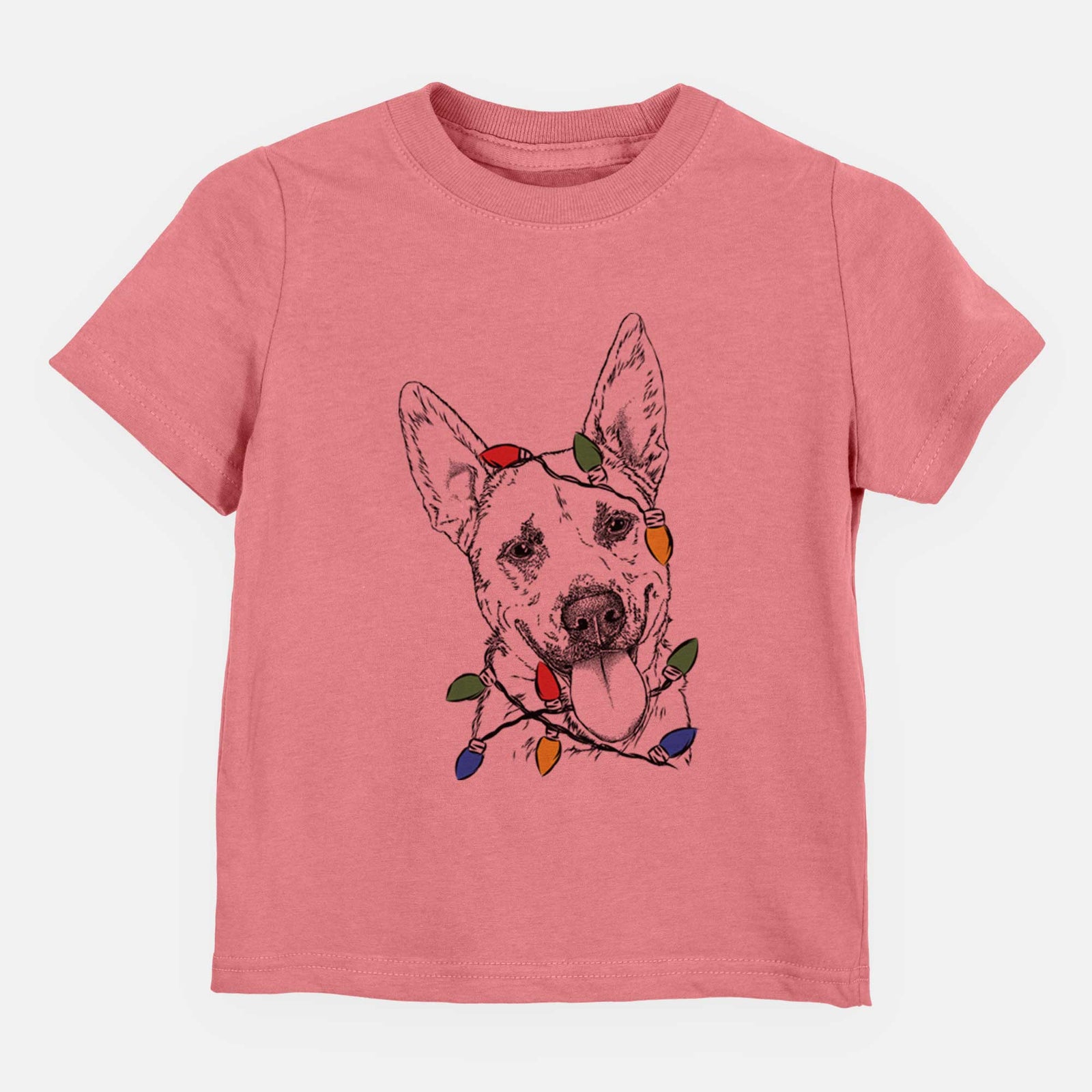 Christmas Lights Charlie the Mixed Breed - Kids/Youth/Toddler Shirt