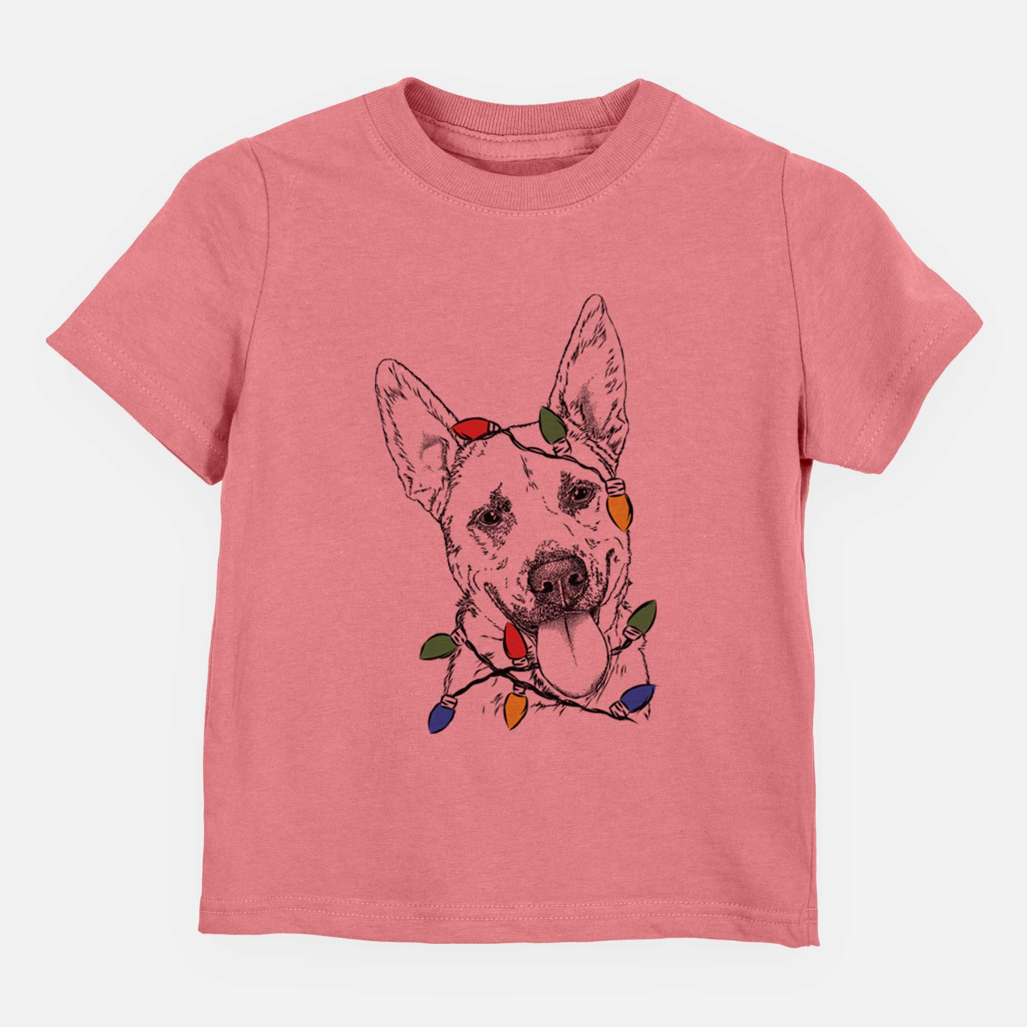 Christmas Lights Charlie the Mixed Breed - Kids/Youth/Toddler Shirt