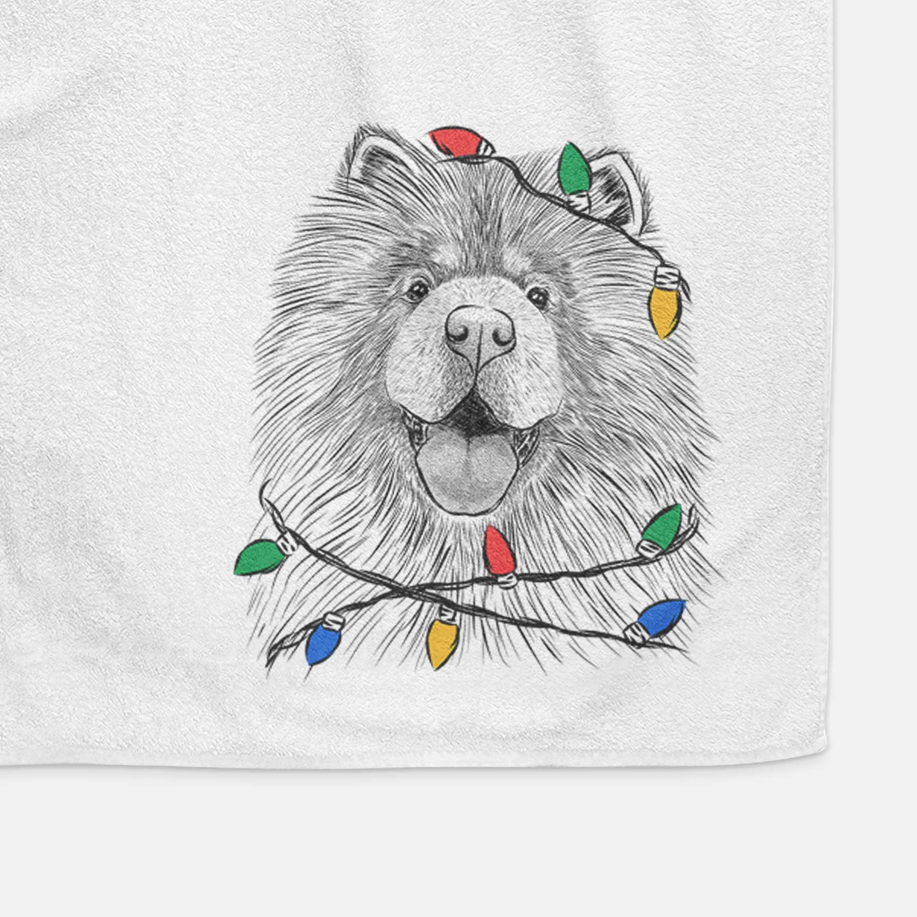 Charming Charlie the Chow Chow Decorative Hand Towel