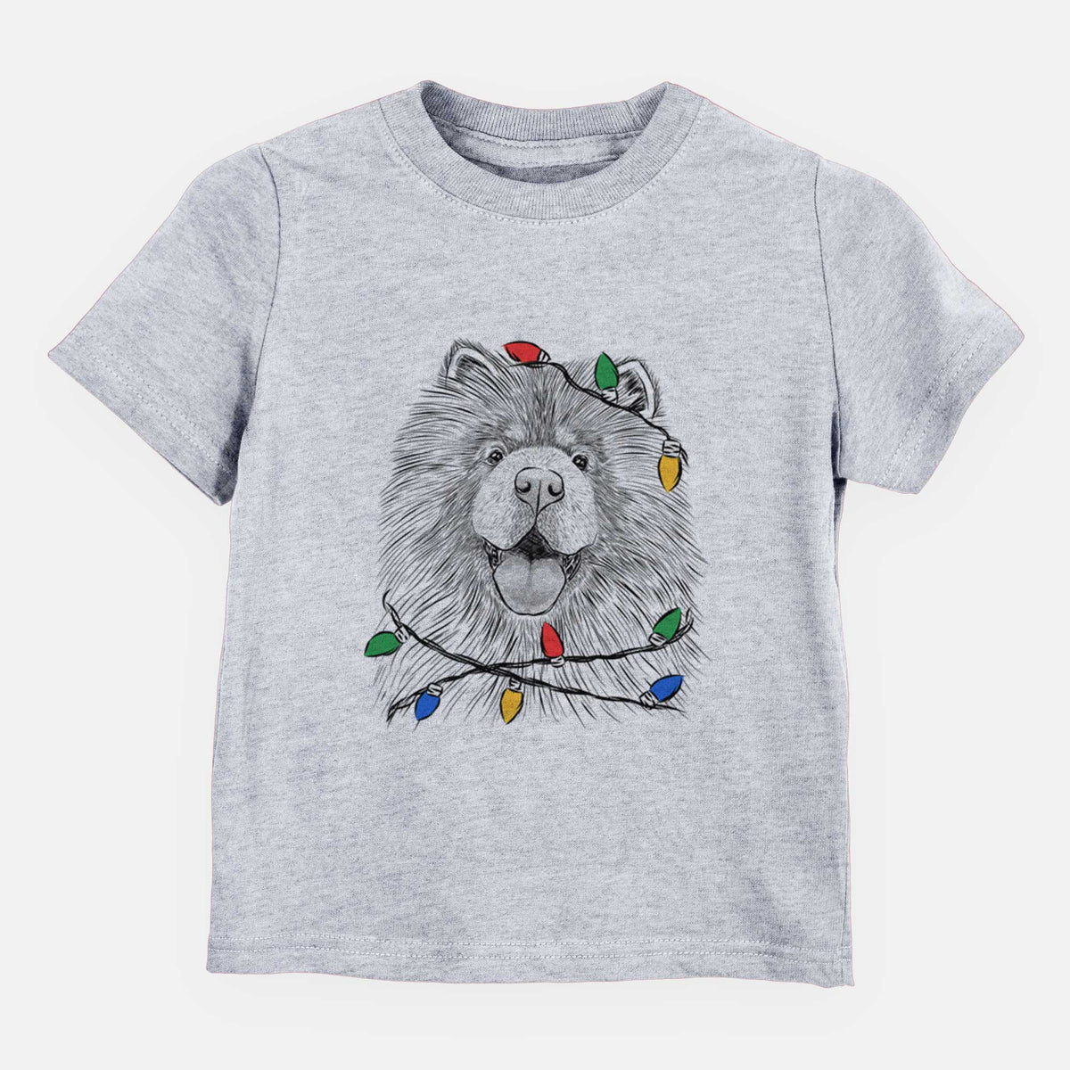 Christmas Lights Charming Charlie the Chow Chow - Kids/Youth/Toddler Shirt