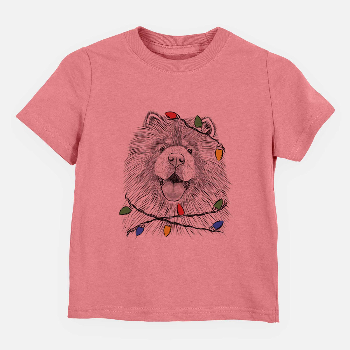 Christmas Lights Charming Charlie the Chow Chow - Kids/Youth/Toddler Shirt
