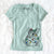 Christmas Lights Cheddar the Chinchilla - Women's V-neck Shirt