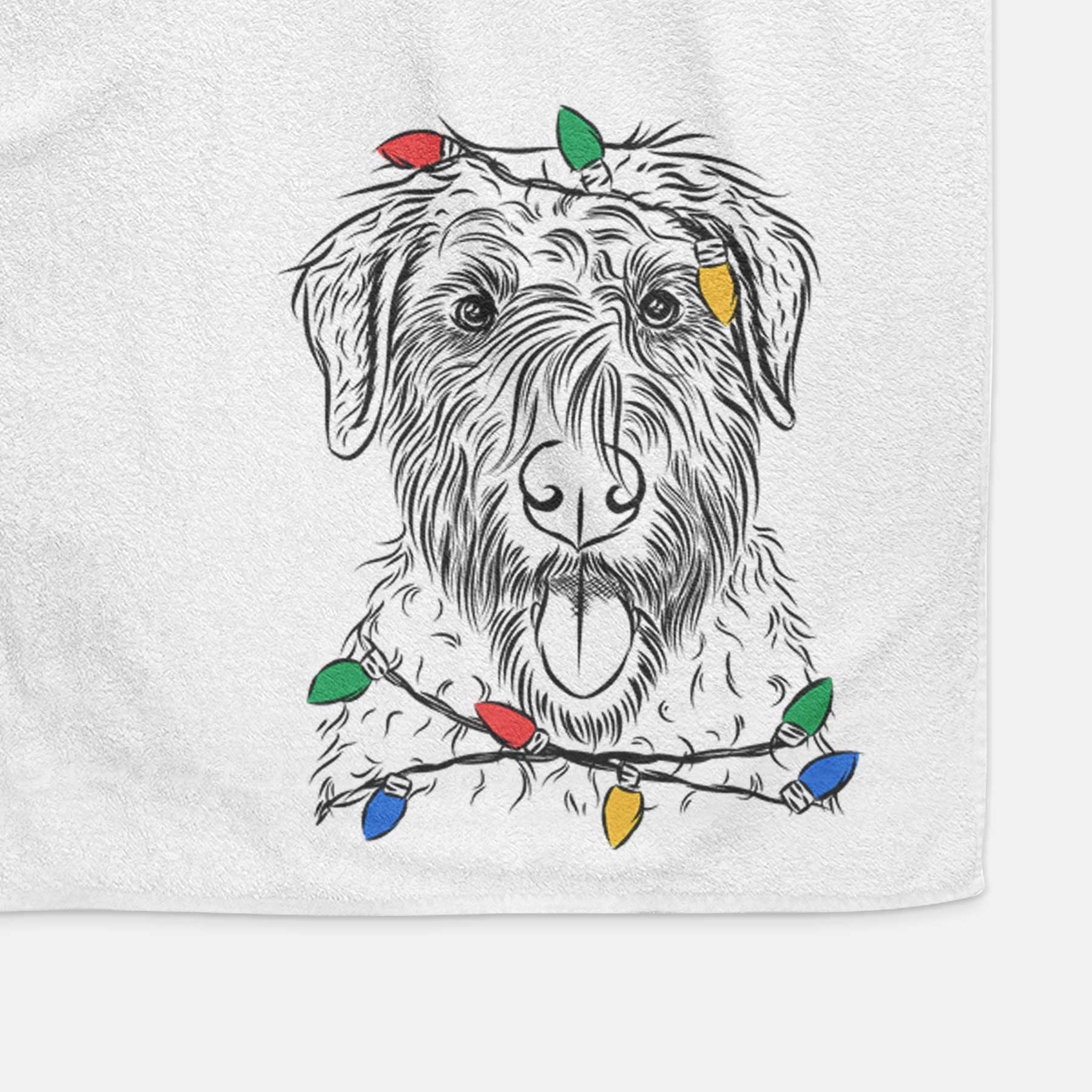 Chester the Soft Coated Wheaten Terrier Decorative Hand Towel