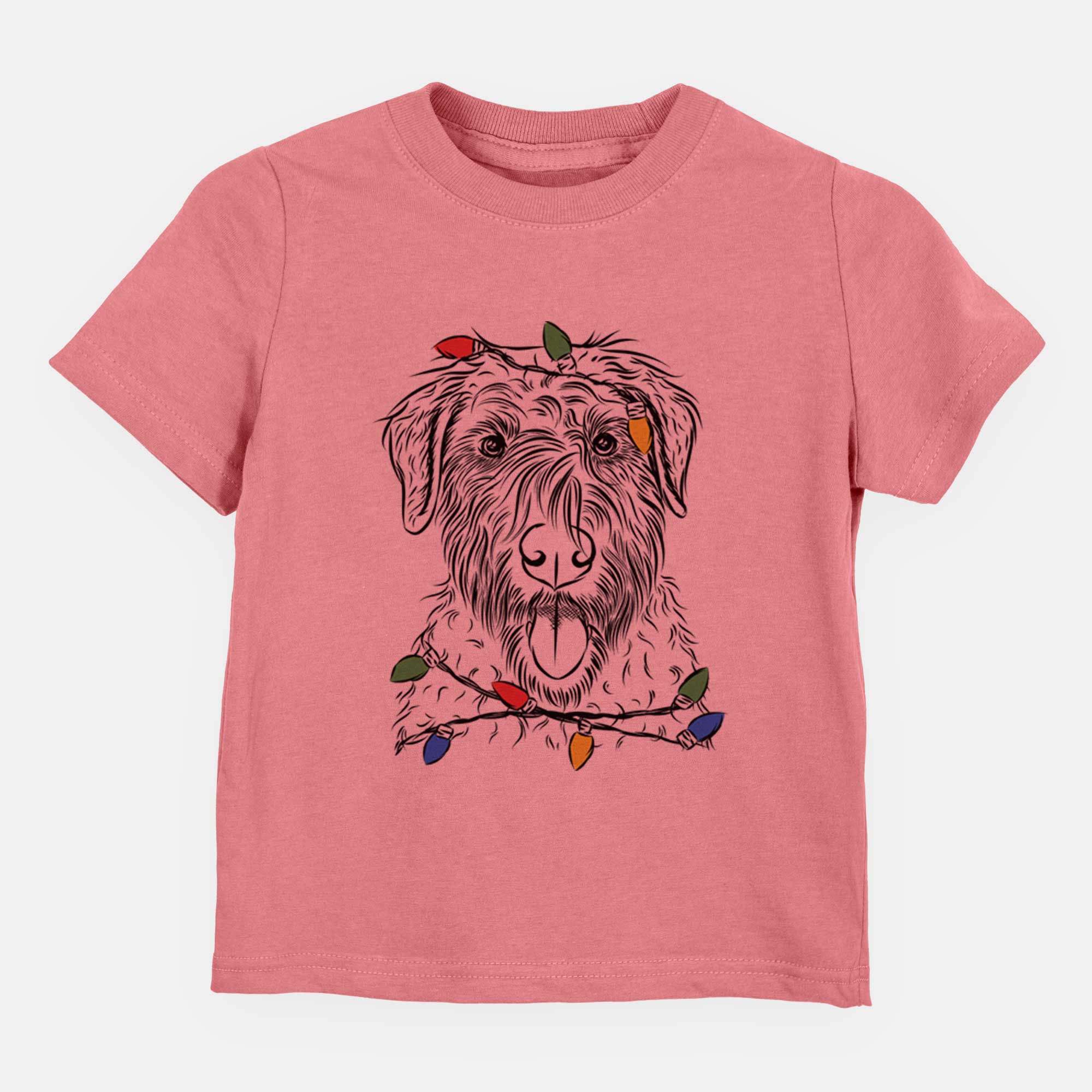 Christmas Lights Chester the Soft Coated Wheaten Terrier - Kids/Youth/Toddler Shirt