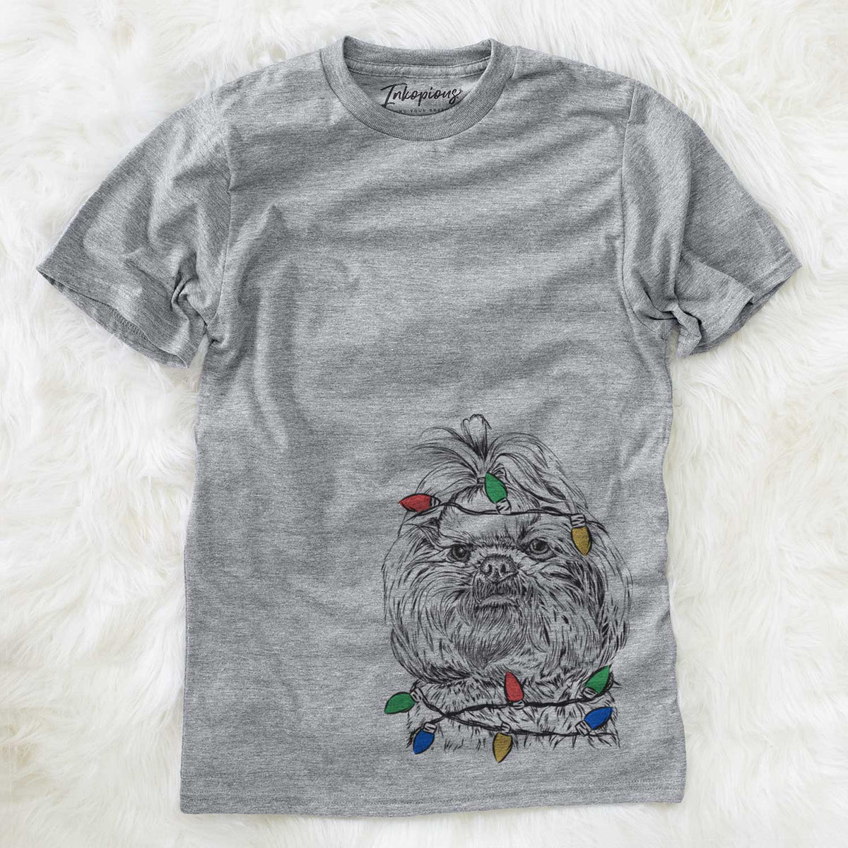 Christmas Lights Chewie the Shih Tzu - Unisex Crewneck