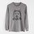 Christmas Lights Chia the Samoyed Husky Mix - Heavyweight 100% Cotton Long Sleeve