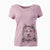 Christmas Lights Chia the Samoyed Husky Mix - Women's V-neck Shirt