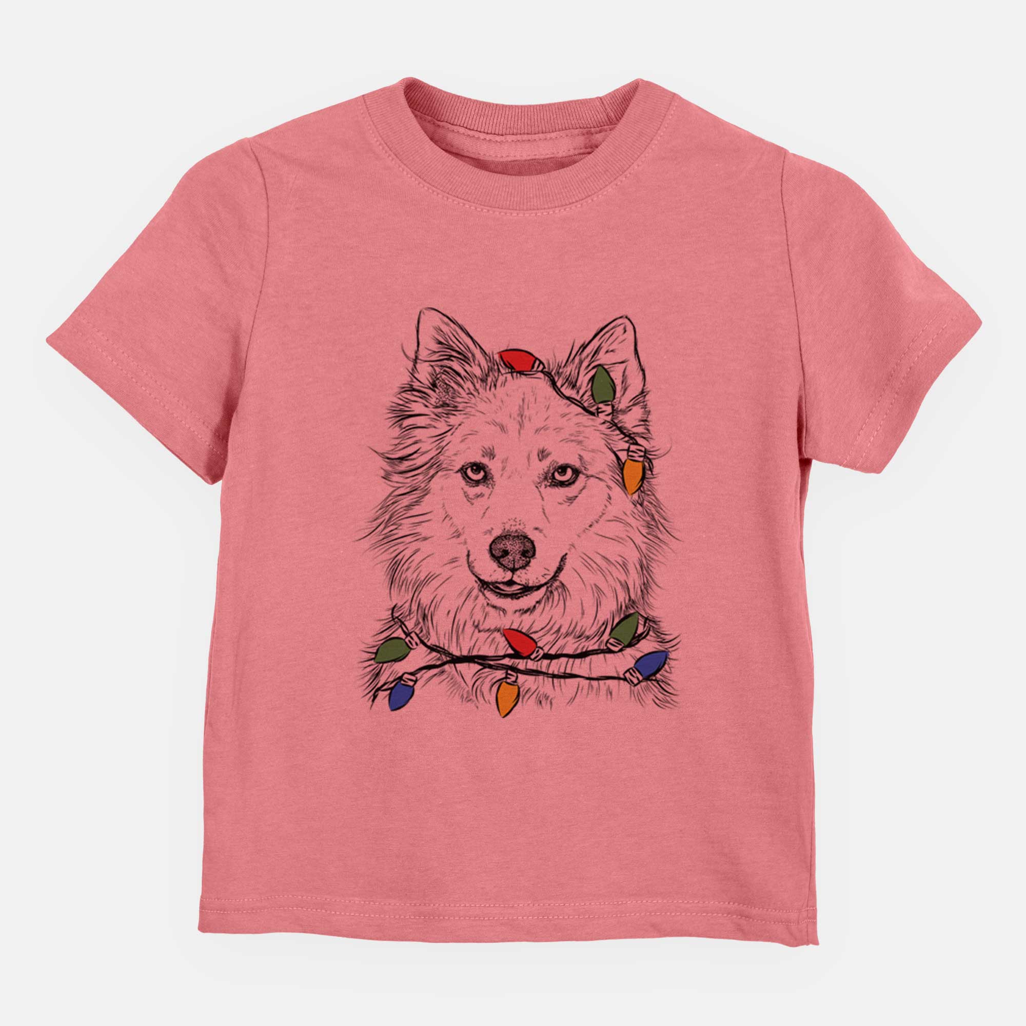 Christmas Lights Chia the Samoyed Husky Mix - Kids/Youth/Toddler Shirt