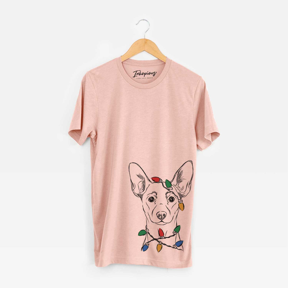 Christmas Lights Chillie the Mini Pinscher - Unisex Crewneck