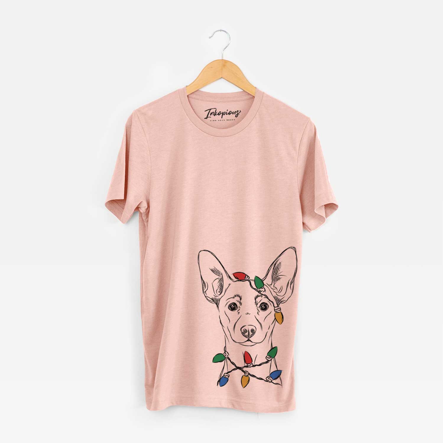 Christmas Lights Chillie the Mini Pinscher - Unisex Crewneck