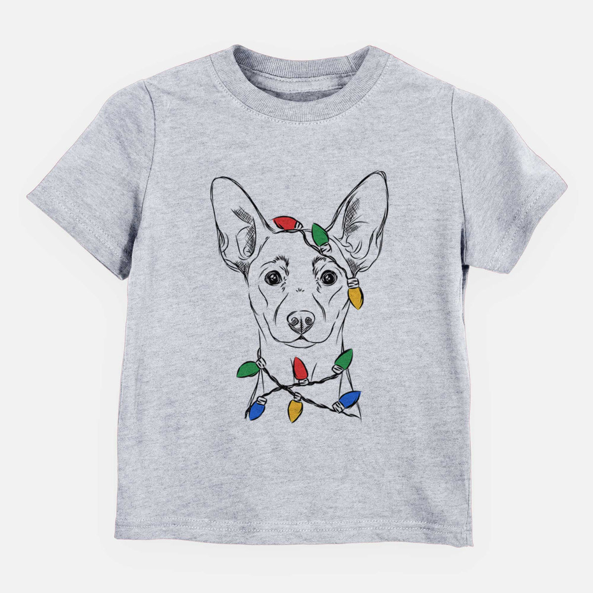 Christmas Lights Chillie the Mini Pinscher - Kids/Youth/Toddler Shirt