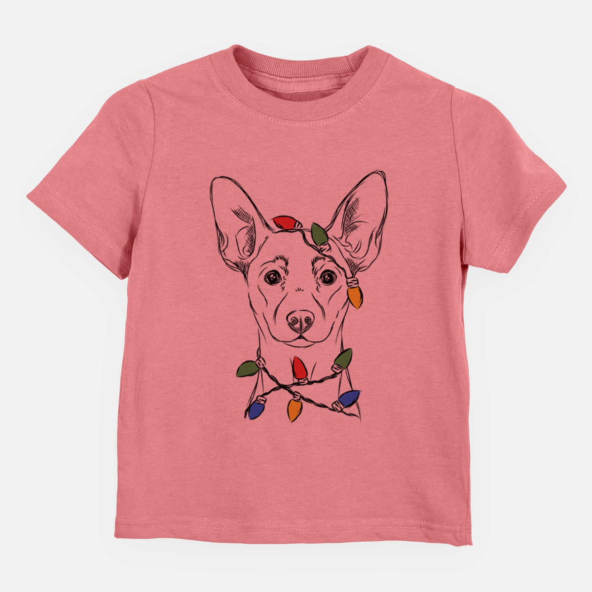 Christmas Lights Chillie the Mini Pinscher - Kids/Youth/Toddler Shirt