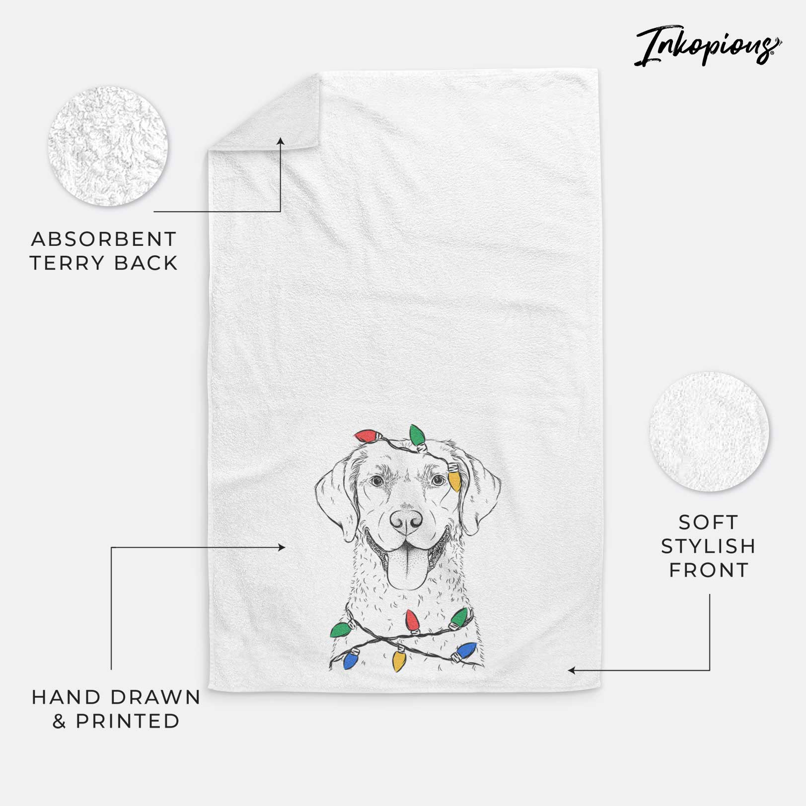 Chip the Chesapeake Bay Retriever Decorative Hand Towel