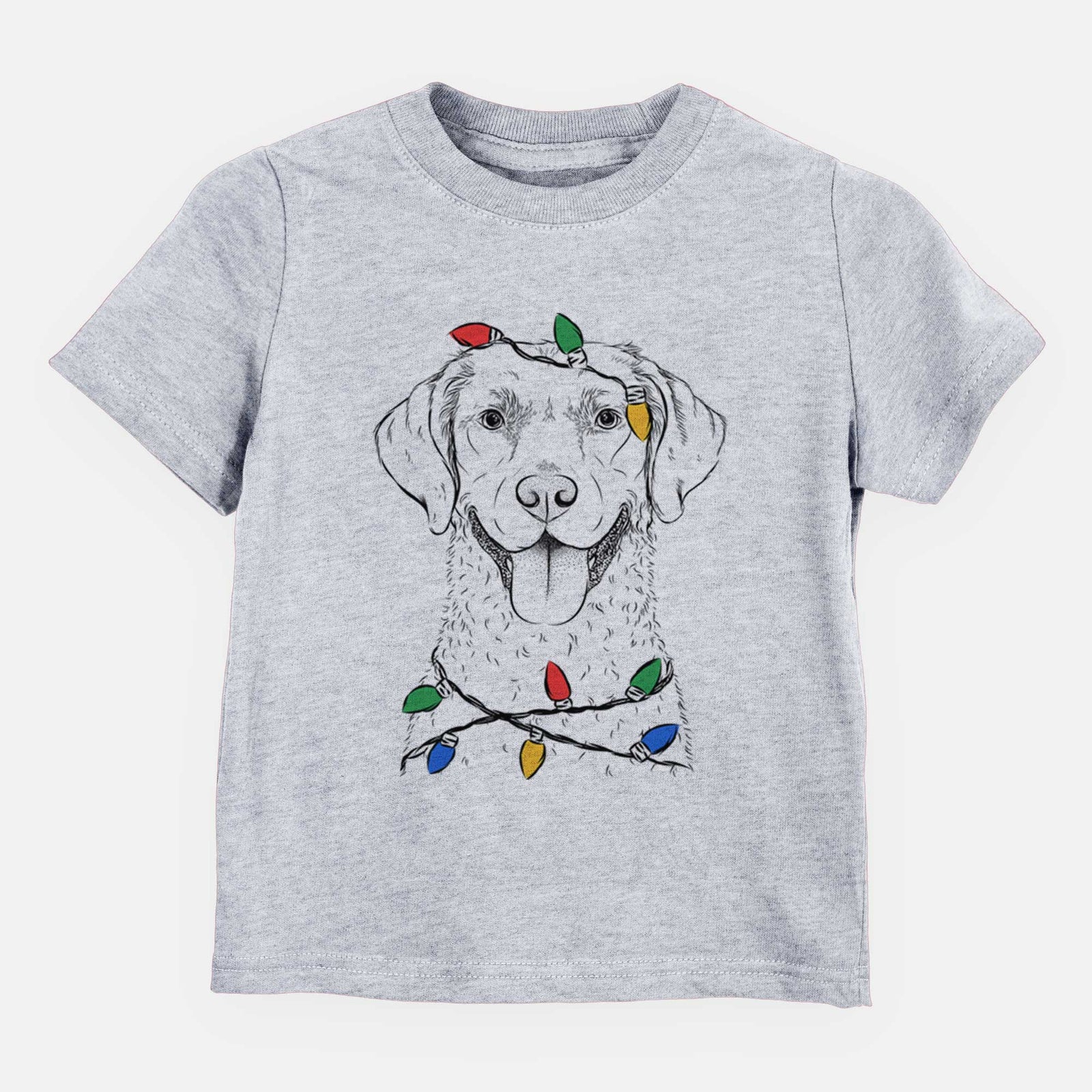 Christmas Lights Chip the Chesapeake Bay Retriever - Kids/Youth/Toddler Shirt