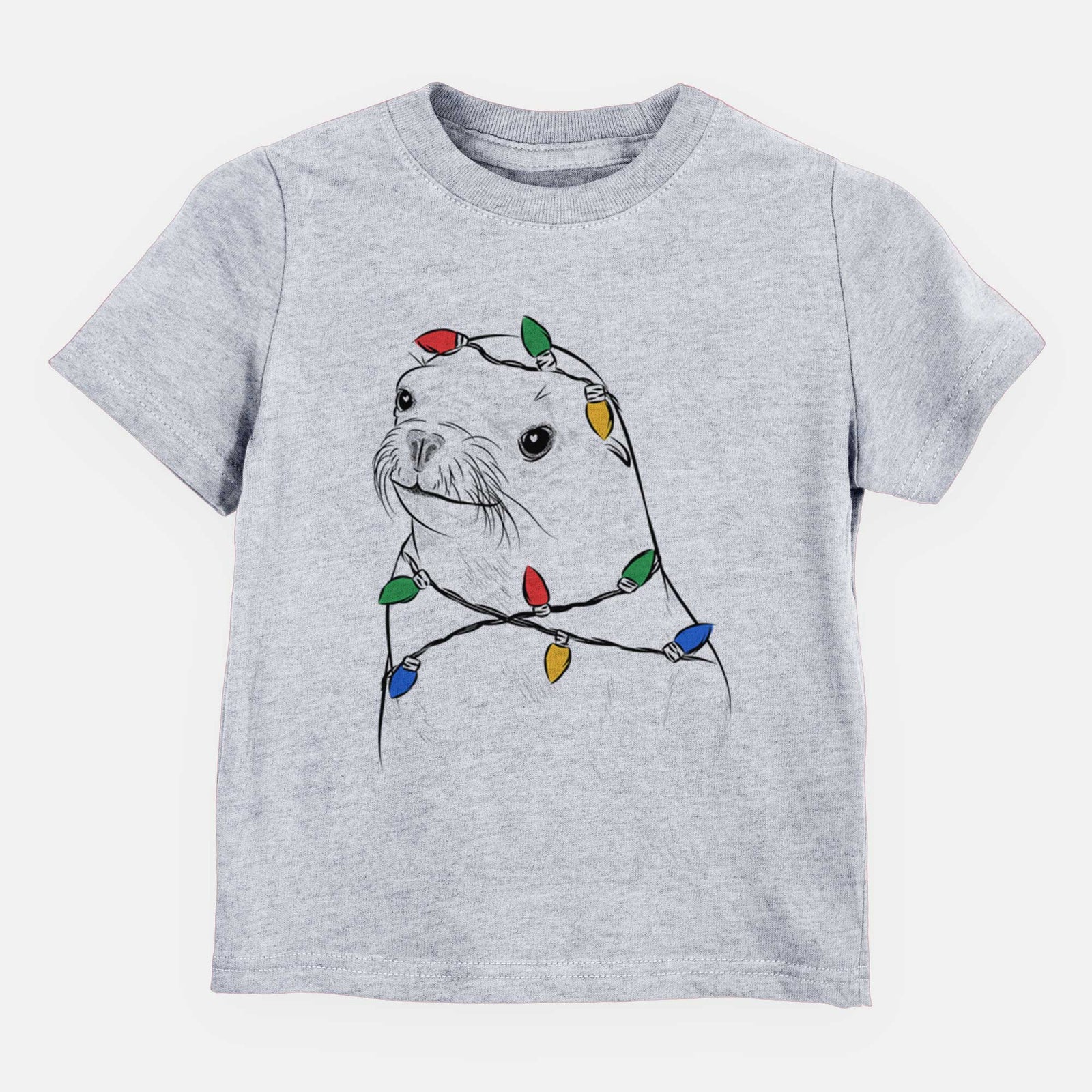 Christmas Lights Chip the California Sea Lion - Kids/Youth/Toddler Shirt