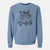 Christmas Lights Chloe the Tabby Cat - Unisex Pigment Dyed Crew Sweatshirt