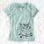 Christmas Lights Chloe the Tabby Cat - Women's V-neck Shirt