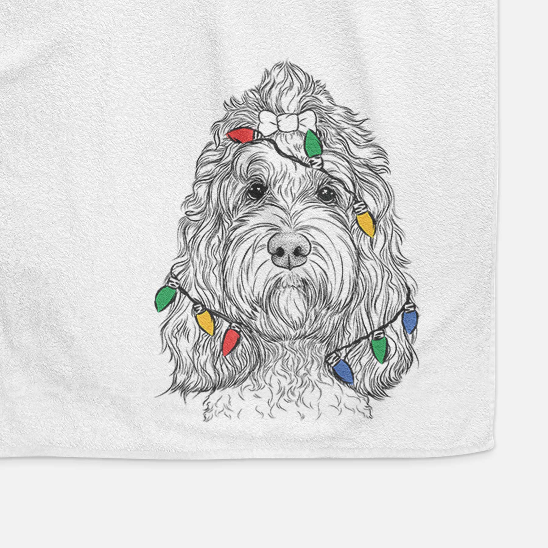 Chloe the Cockapoo Decorative Hand Towel