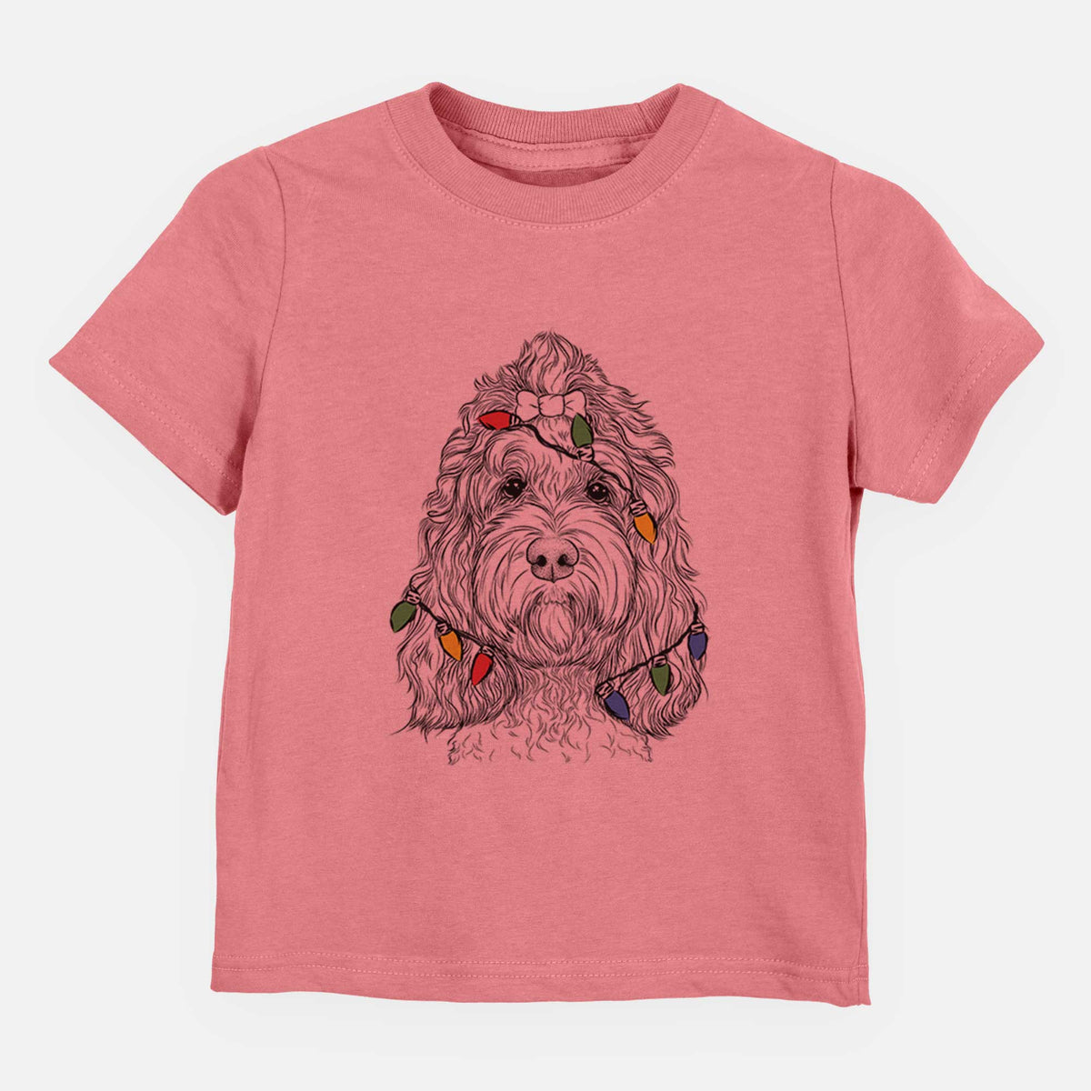 Christmas Lights Chloe the Cockapoo - Kids/Youth/Toddler Shirt