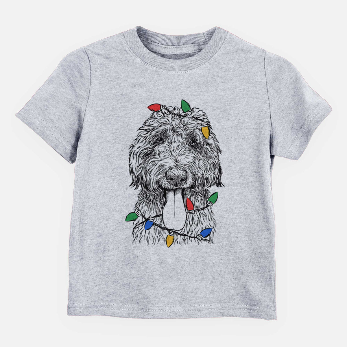 Christmas Lights CiCi Paulk the Aussiedoodle - Kids/Youth/Toddler Shirt