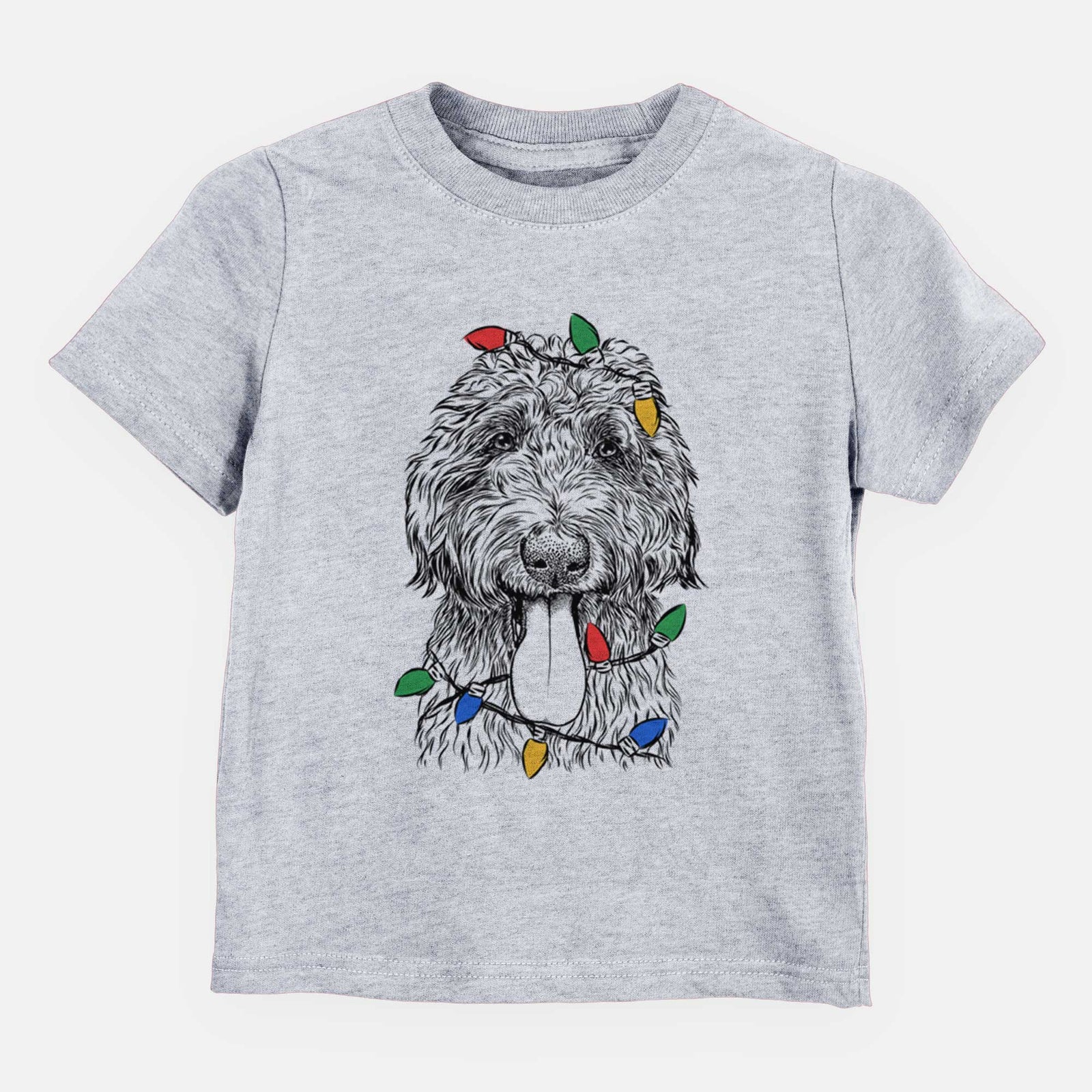 Christmas Lights CiCi Paulk the Aussiedoodle - Kids/Youth/Toddler Shirt