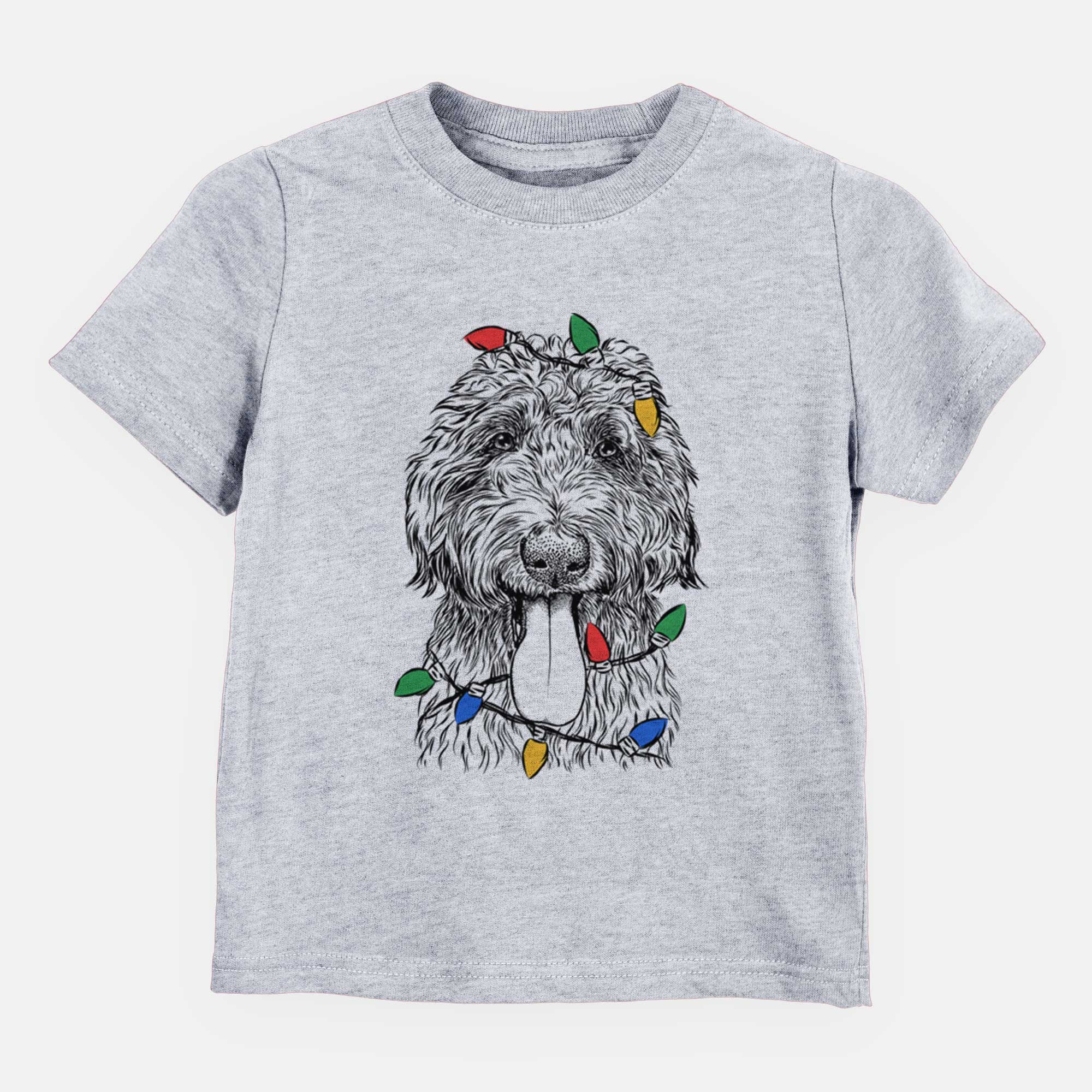 Christmas Lights CiCi Paulk the Aussiedoodle - Kids/Youth/Toddler Shirt