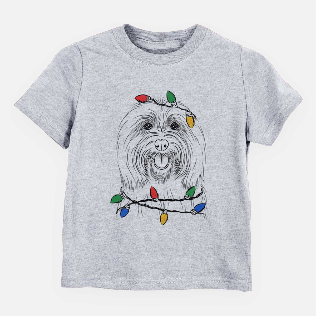 Christmas Lights Claude the Coton de Tulear - Kids/Youth/Toddler Shirt
