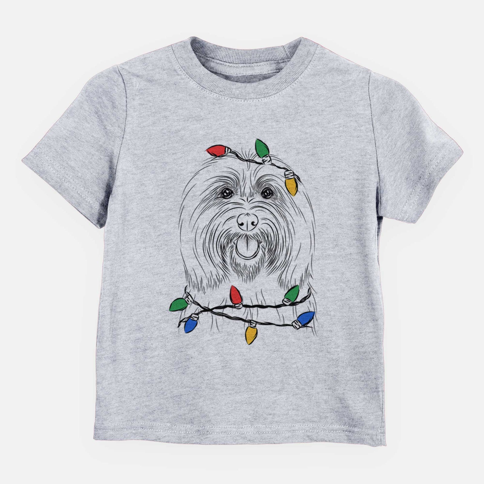 Christmas Lights Claude the Coton de Tulear - Kids/Youth/Toddler Shirt