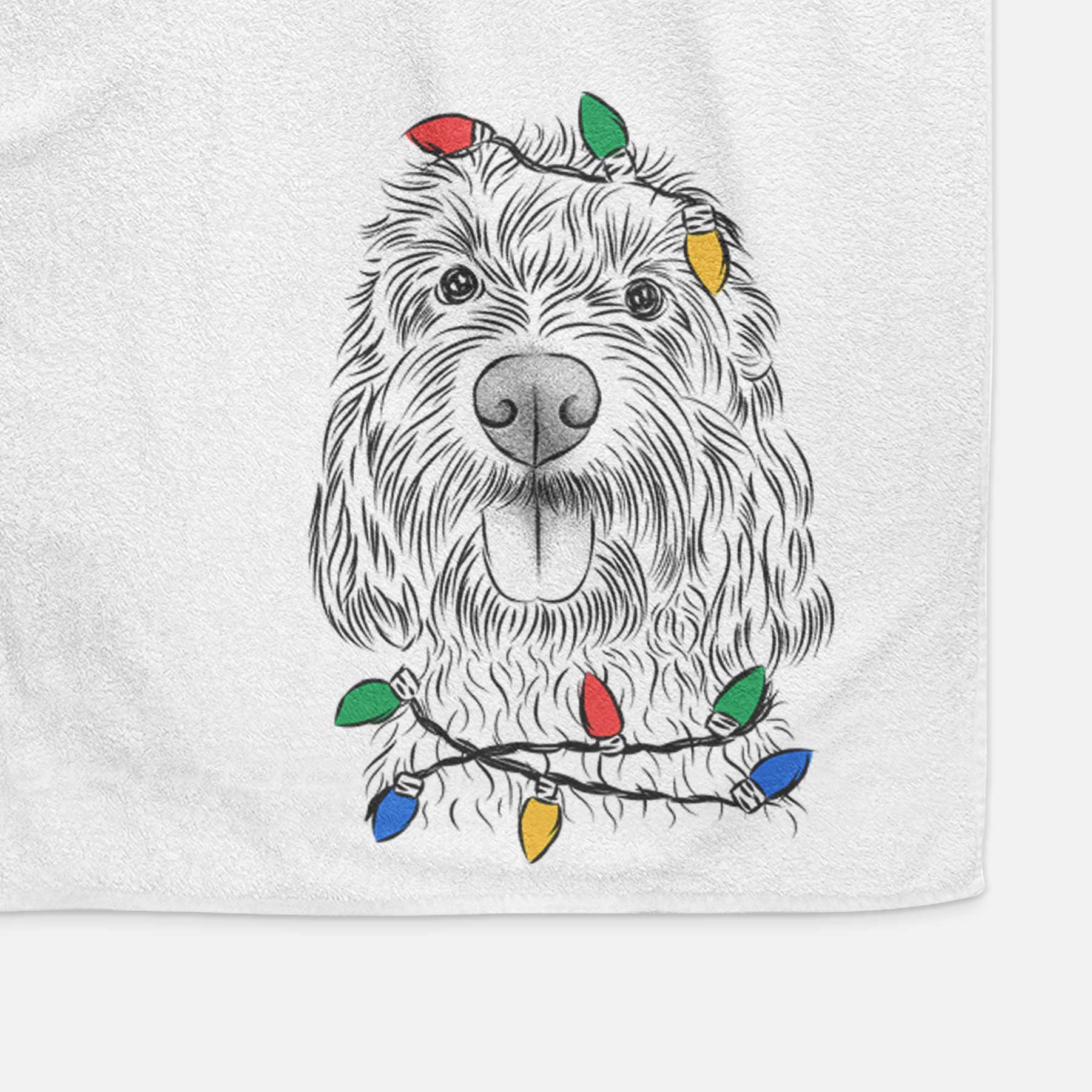 Clover the Cockapoo Decorative Hand Towel