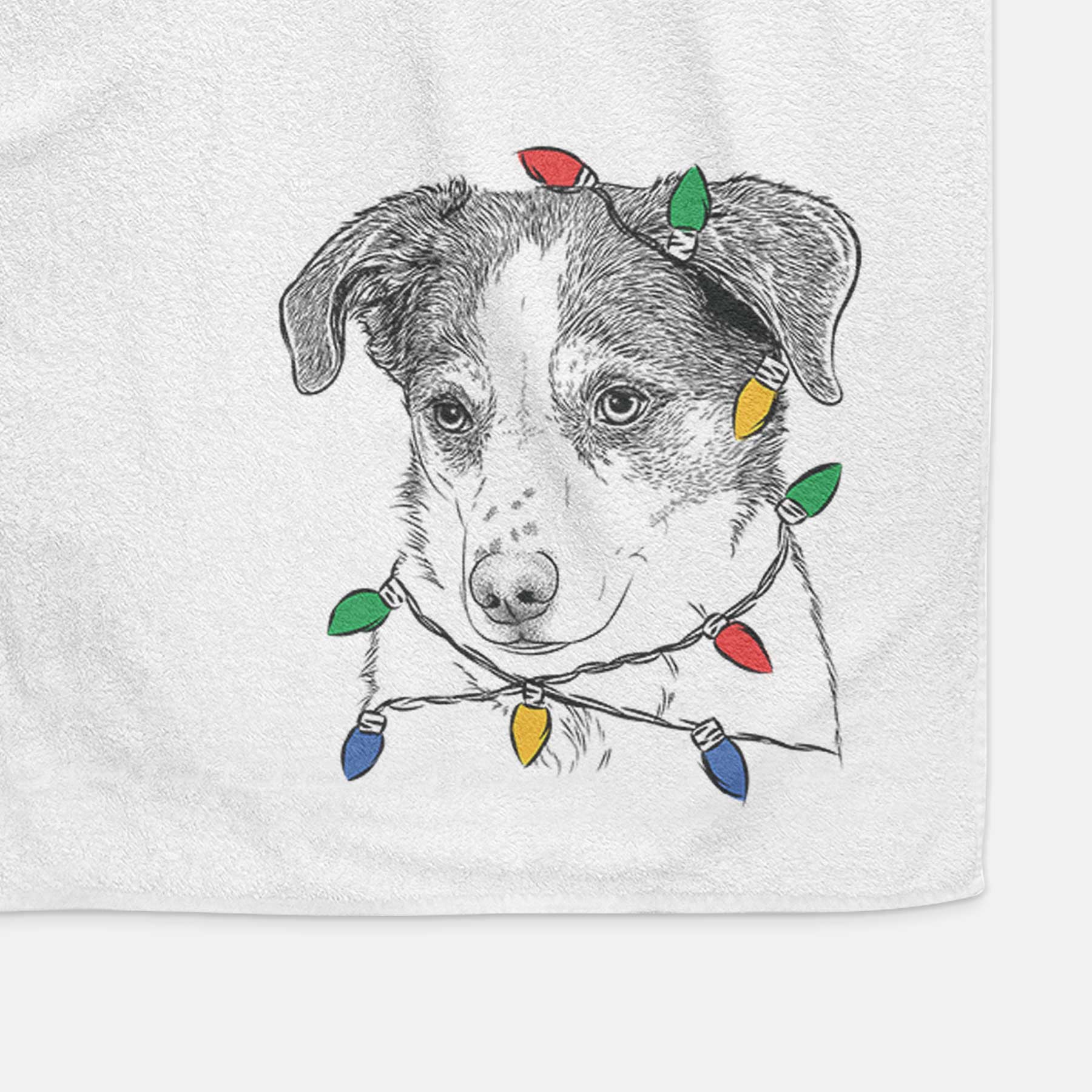 Coco the Beagle Mix Decorative Hand Towel