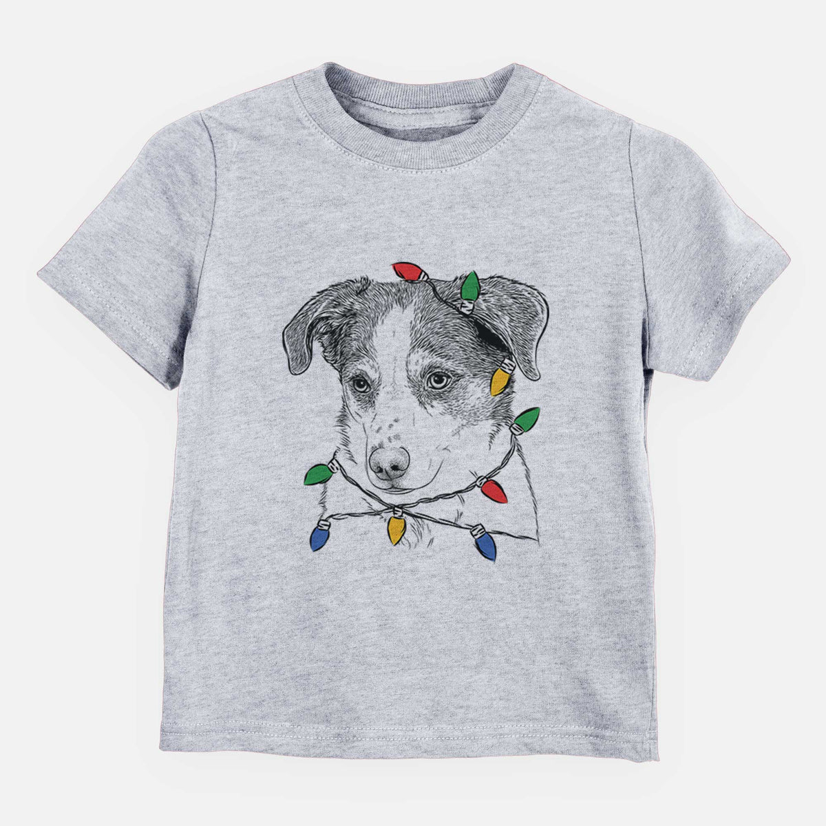 Christmas Lights Coco the Beagle Mix - Kids/Youth/Toddler Shirt